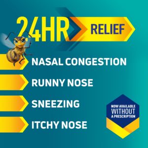 Nasonex 24HR Allergy Nasal Spray, Non-Drowsy, Scent-Free Mist, 60 Spray Count - Image 8