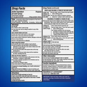 Nasacort 24-Hour Allergy Nasal Spray, Non-drowsy & Alcohol Free, 120 Sprays, 0.57 fl. oz. - Image 3