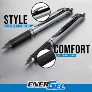Pentel EnerGel RTX Gel Ink Pens, Medium Point, 0.7mm, Passion Hue Assorted Ink, Pack of 5 Pens - Image 4
