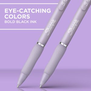 Sharpie S-Gel Pens, Medium Point (0.7mm), Violet Barrel, Black Ink, 4 Count - Image 4