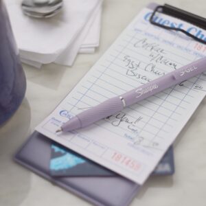 Sharpie S-Gel Pens, Medium Point (0.7mm), Violet Barrel, Black Ink, 4 Count - Image 6