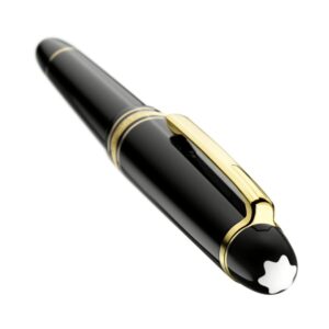 Montblanc Meisterstück Gold-Coated Classique Rollerball Black Unisex Pen 12890 - Image 3