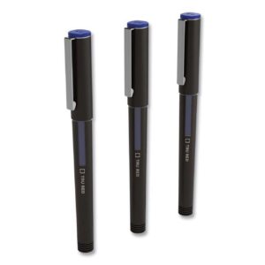 Tru Red TR57320 0.5 mm Blue Roller Ball Pen Stick - Pack of 3