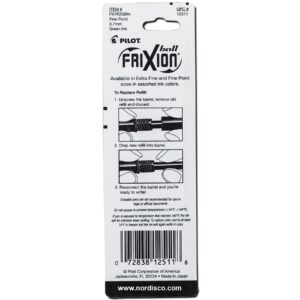 Pilot FriXion Clicker Pens with Refills, Fine Point, 0.7 mm, Green Ink, 8 Count, 2 Pack