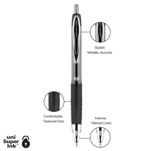 Uniball 207 Retractable Gel Pens, Medium Point (0.7mm), Assorted Ink, 8 Count - Image 4