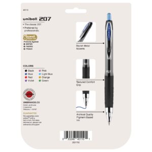 Uniball 207 Retractable Gel Pens, Medium Point (0.7mm), Assorted Ink, 8 Count - Image 9
