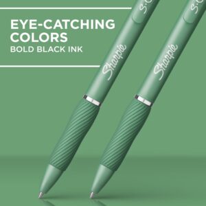 Sharpie S-Gel, Gel Pens, Medium Point (0.7mm), Green Barrel, Black Ink, 4 Count - Image 3