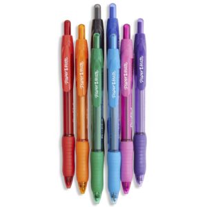 Paper Mate Profile Ballpoint Pen, Retractable, Bold 1.4 mm, Assorted Ink and Barrel Colors, 8/Pack - Image 2