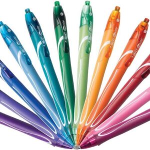 BIC Gel-Ocity Quick Dry Gel Pens, Medium Point (0.7mm) Assorted Colors, 12-Count - Image 3