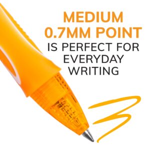BIC Gel-Ocity Quick Dry Gel Pens, Medium Point (0.7mm) Assorted Colors, 12-Count - Image 4