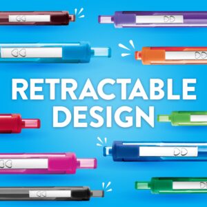 Paper Mate InkJoy Retractable Ballpoint Pen, 1.0 mm, Assorted Colors, 8 Count - Image 4