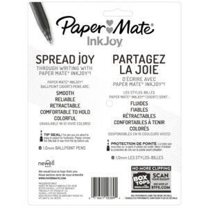 Paper Mate InkJoy Retractable Ballpoint Pen, 1.0 mm, Assorted Colors, 8 Count - Image 8