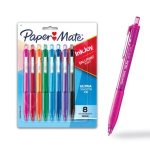 Paper Mate InkJoy Retractable Ballpoint Pen, 1.0 mm, Assorted Colors, 8 Count - Image 10