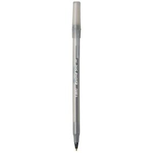 BIC Round Stic Xtra Life Ball Pen, Medium Point (1.0 mm), Black, 10-Count - Image 1