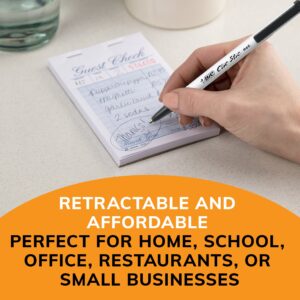 BIC Clic Stic Retractable Ball Pen, Medium Point, Black, 12-Pack - Image 4