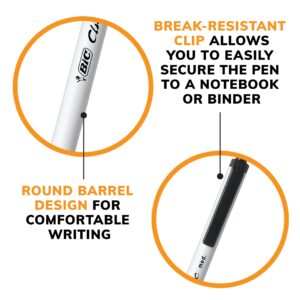 BIC Clic Stic Retractable Ball Pen, Medium Point, Black, 12-Pack - Image 5