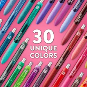 Paper Mate InkJoy Gel Pens, Retro Accent Colors, Medium (0.7mm) Point, Retractable, 4 Count - Image 4