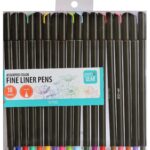Pen+Gear Fine Liner Pens, Fine Tip, Assorted Colors, 18 Count