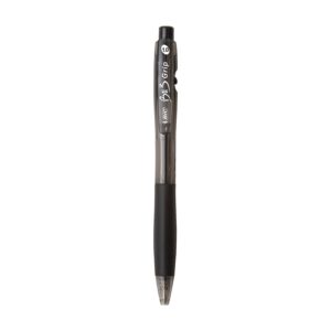 BIC BU3 Grip Ball Point Pen with Side Click Retraction, 0.7 mm, Black Ink, 18 Count, 18 Pack - Image 4
