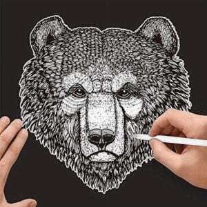 Mr. Pen- White Pens, 8 Pack, White Gel Pens for Artists, White Gel Pen, White Ink Pen, White Pens for Black Paper, White Drawing Pens