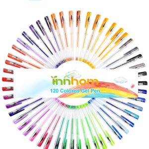 Gel Pens for Adult Coloring 120 Colors Set - Image 2
