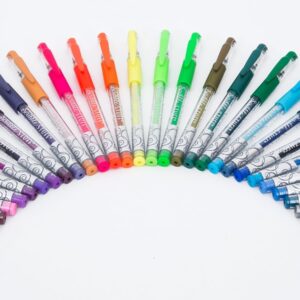 Scribble Stuff 30ct Scented Gel Pens, 30 Unique Colors Scented with Citrus, Florals and Sea Breeze.
