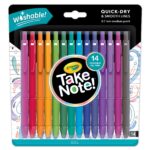 Crayola Take Note! Washable Gel Pen Set, 14 Count