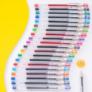 Pilot G-TEC-C Ultra Gel Ink Stick Pen, Assorted Ink, .4mm, 10 Count