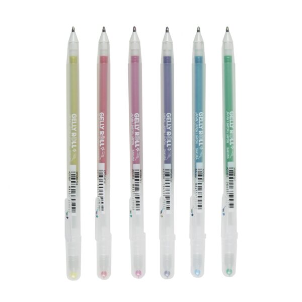 Sakura Gelly Roll Stardust Gel Pen Set, 6-Colors, Galaxy