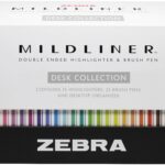 Zebra Pen Mildliner Desk Collection Assorted 50Pk