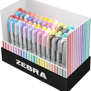 Zebra Pen Mildliner Desk Collection Assorted 50Pk