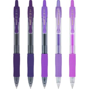 Pilot G2 Pink Premium Retractable Gel Pens, Fine Point, 0.7 mm, Assorted Colors, 5 Count - Image 12