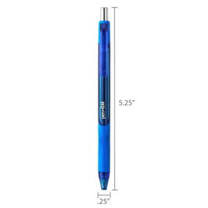 Pen+Gear Retractable Gel Pens, Medium Point,0.7mm, Assorted Ink,12Count