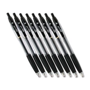 Pen+Gear Retractable Ballpoint Pens, Medium Point,1.0mm, Black Ink, 8 Count - Image 2