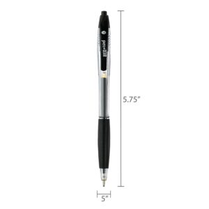 Pen+Gear Retractable Ballpoint Pens, Medium Point,1.0mm, Black Ink, 8 Count - Image 6