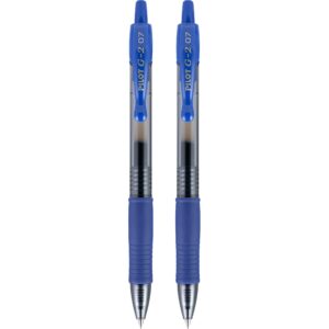 Pilot G2 Retractable Gel Ink Pens, Fine Point, Black, 2 Pack, - Image 17
