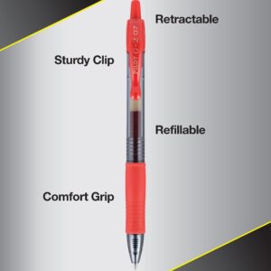Pilot G2 Retractable Gel Ink Pens, Fine Point, Black, 2 Pack, - Image 19