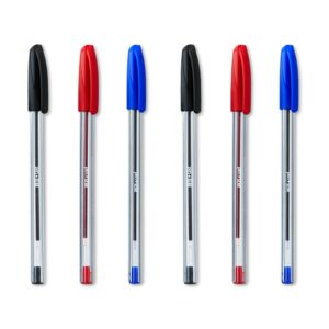 Pen+Gear Stick Ballpoint Pens, 1.0mm, Assorted Black, Blue, Red Ink, 60 Count - Image 3