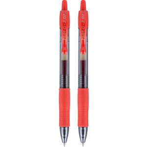 Pilot G2 Retractable Gel Ink Pens, Fine Point, Black, 2 Pack, - Image 25