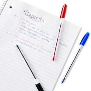 Pen+Gear Stick Ballpoint Pens, 1.0mm, Assorted Black, Blue, Red Ink, 60 Count - Image 5