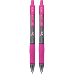 Pilot G2 Retractable Gel Ink Pens, Fine Point, Black, 2 Pack, - Image 30