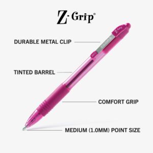 Zebra Z-Grip Retractable Ballpoint 1.0mm Fashion Assorted 7pk - Image 3