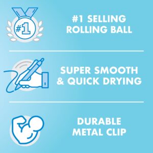 Pilot Precise V5 Retractable Rolling Ball Pens, Extra Fine Point , 0.5 mm, Assorted Ink, 4 Pack - Image 4