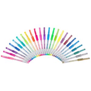 Scribble Stuff Gel Pens – 24 Count, Glitter, Neon & Metallic Inks, Assorted Colors - Image 4