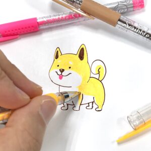 Scribble Stuff Gel Pens – 24 Count, Glitter, Neon & Metallic Inks, Assorted Colors - Image 10