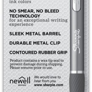 Sharpie S-Gel Pen, Metal Barrel, Medium Point (0.7mm), 2-Pack - Image 7