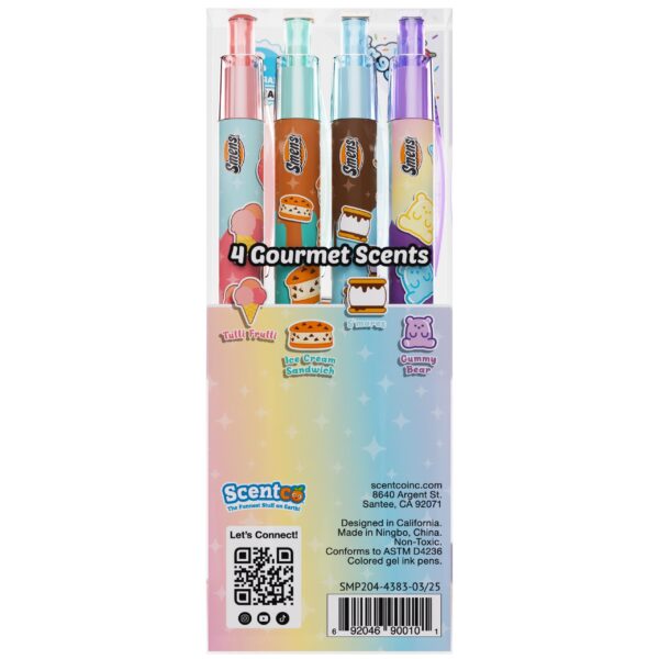 Scentco Dessert Smens 4-Pack 0.7 mm Fine Point Pens