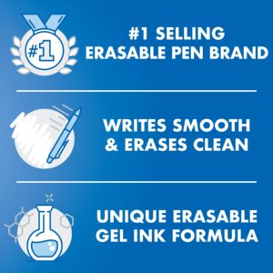Pilot FriXion Clicker Erasable Gel Ink Pens, Fine Point, 0.7mm, Assorted Ink, 8 Count - Image 2