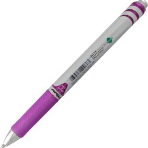 Pentel EnerGel XM BL77 - Retractable Liquid Gel Ink Pen - 0.7mm - 54% Recycled - Purple - Box of 12 - Image 3