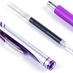 Pentel EnerGel XM BL77 - Retractable Liquid Gel Ink Pen - 0.7mm - 54% Recycled - Purple - Box of 12 - Image 18